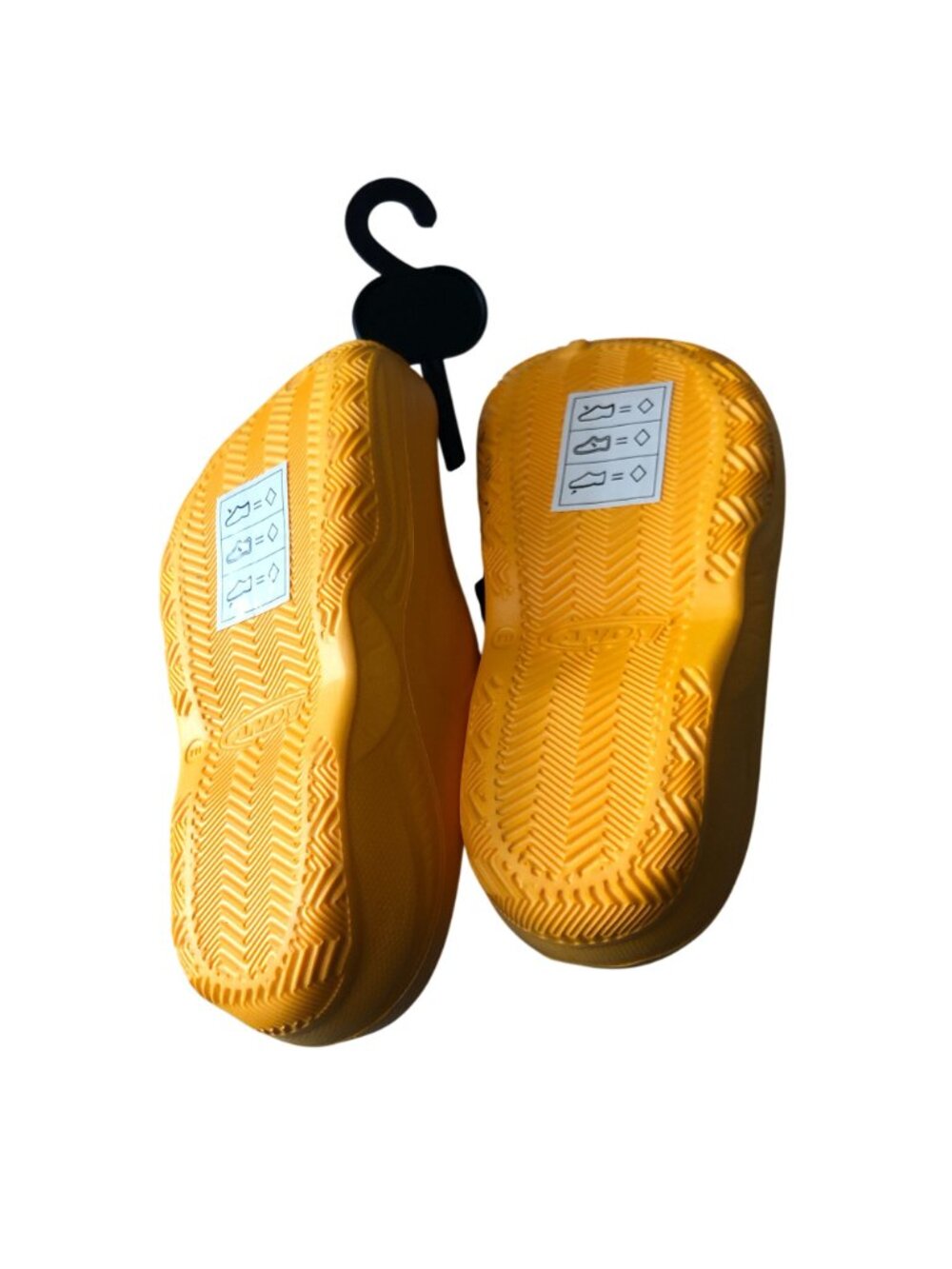 And1 Kids Bodega Clogs Rubber Yellow 2 - Picture 4 of 5